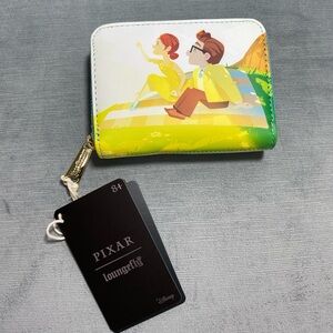 NWT rare Disney Pixar UP Carl and Ellie Loungefly wallet 5“ x 4“ x 1“